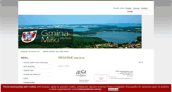 Desktop Screenshot of gminamilki.pl