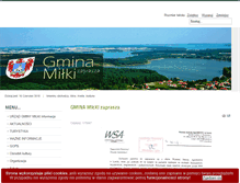 Tablet Screenshot of gminamilki.pl